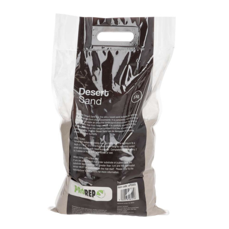 ProRep Desert Sand 5kg – Small Pet Sand Bath & Reptile Substrate