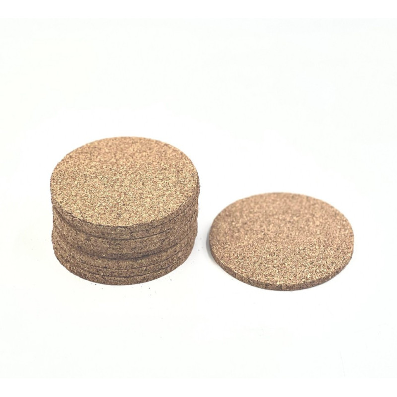 Circle cork coaster