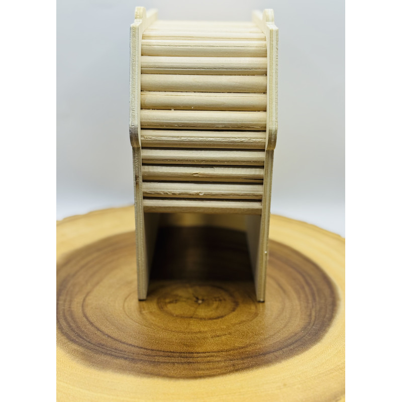 Wooden Farmers Market Hideaway For Hamster, Mice | Cozy Small Pet Shelter