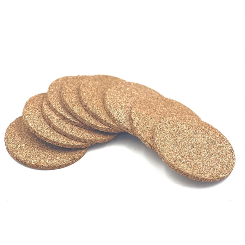 Circle Shape Cork Coasters