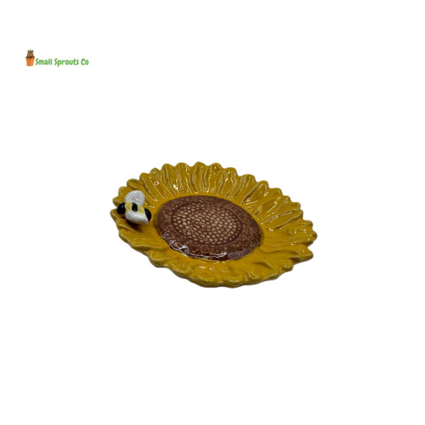 Sunflower decorative plate bowl