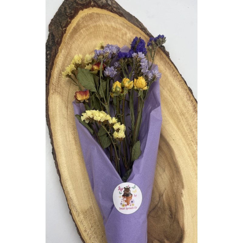 Fairy Garden Spray Bundle | Statice & Roses for Hamsters & Small Pets